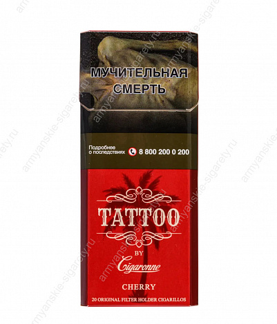 Сигареты Cigaronne Tattoo Cherry Super Slims